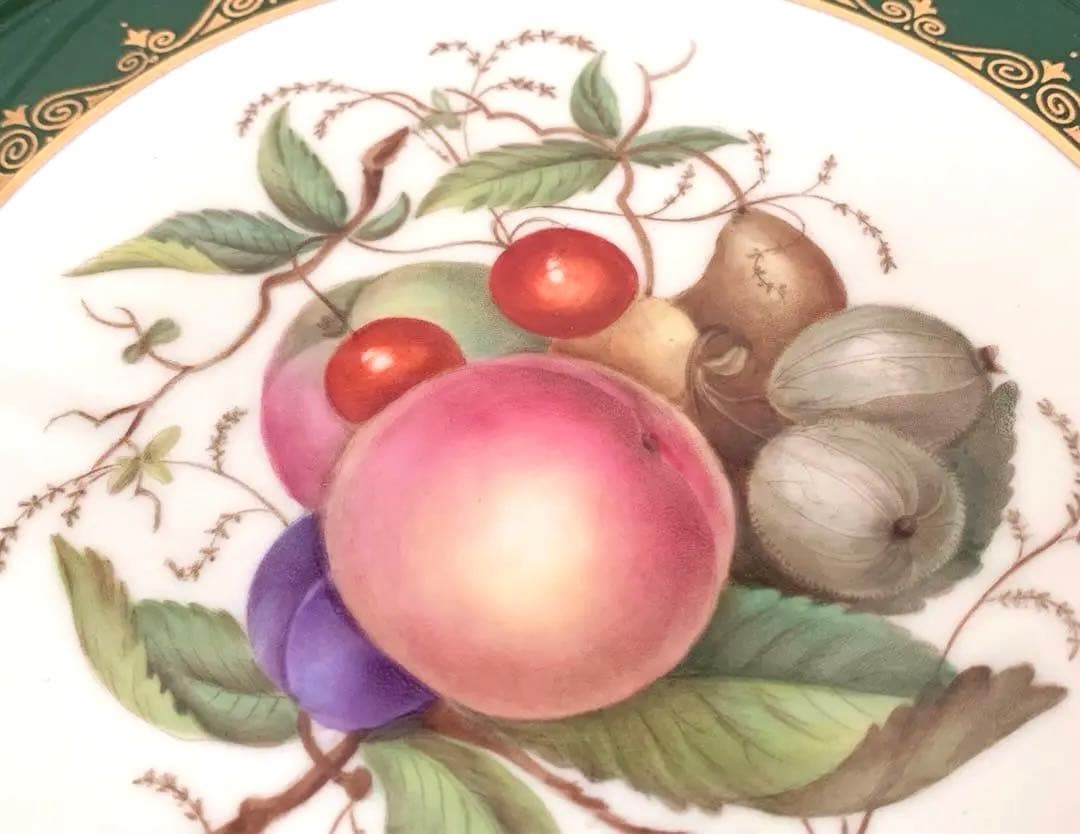 スポード 飾り皿① SPODEプレート イギリスアンティーク ヴィクトリア時代