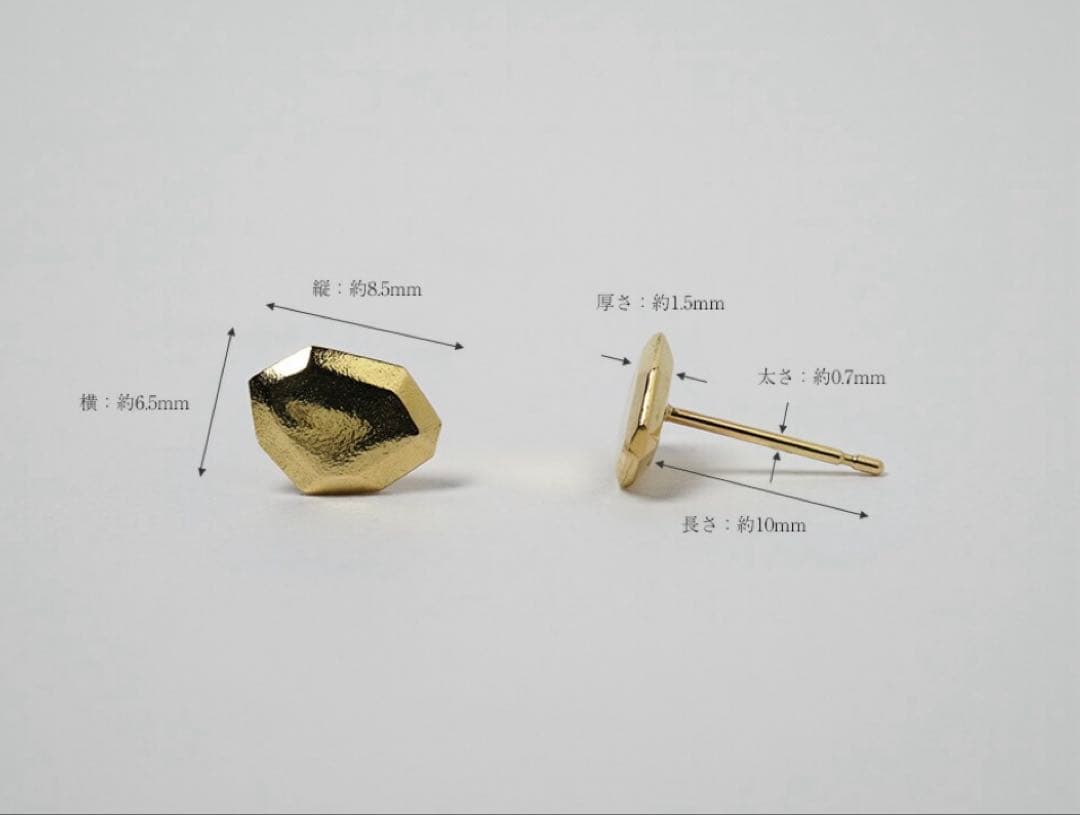 【ミタ】RAPA ピエール ピアス K18