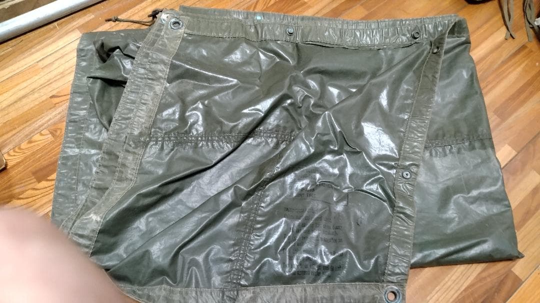 アメリカ軍　ベトナム戦争　実物　ポンチョ　1965年製