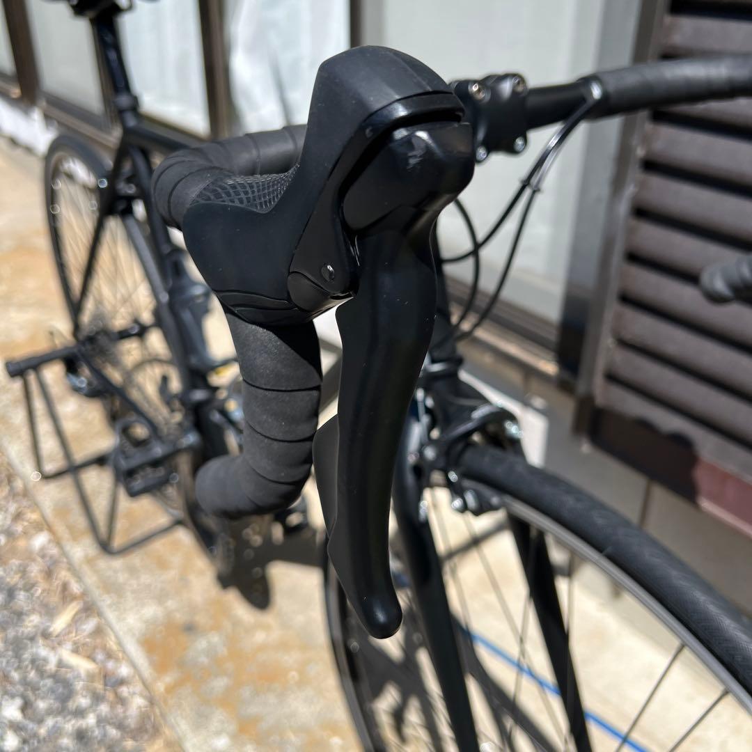 【引取限定】クロモリ ロードバイク SORA コンポ マットブラック 黒