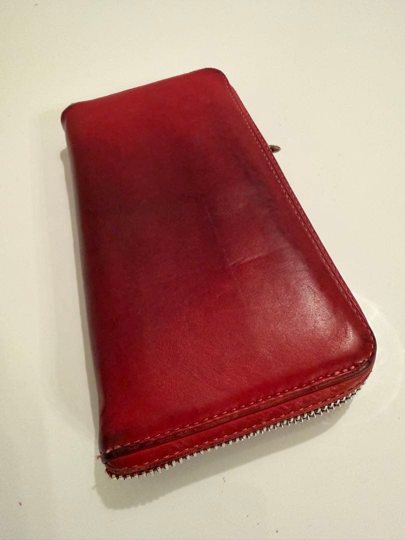 sakuya0408 クロムハーツ　ウォレット　長財布　レッドレザー