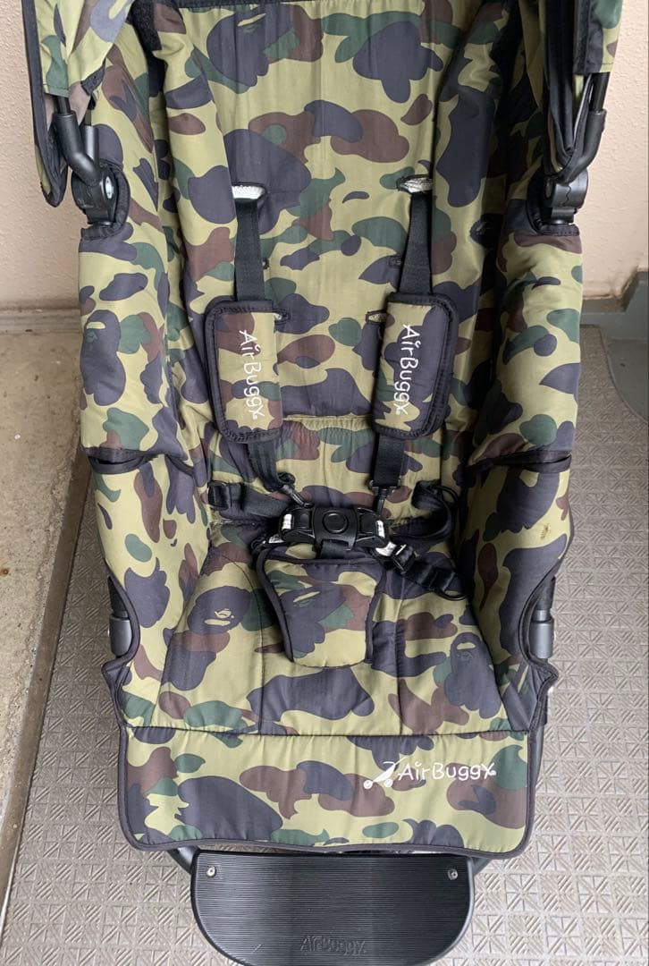 限定 a bathing ape ベビーカー エアバギー カモフラ cybex
