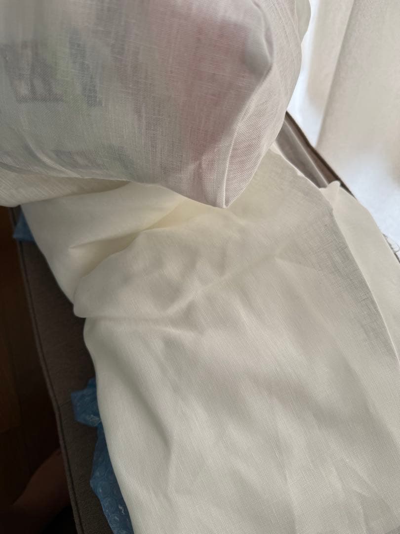 Nishikawa 昭和西川 ボックスシーツ、フィットシーツ、麻、白