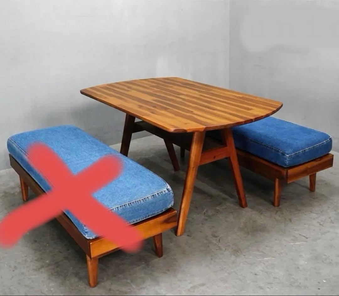 展示極美品unicoウニコ SWELLAスウェラ　リビングダイニング2点セット