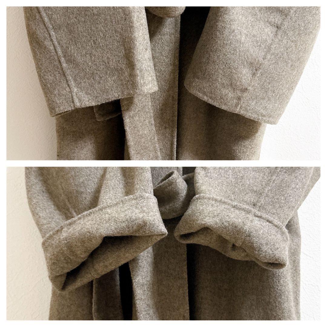 極美品IENA♡MANTECOダブルフェイスコート グレー ベルト ノーカラー