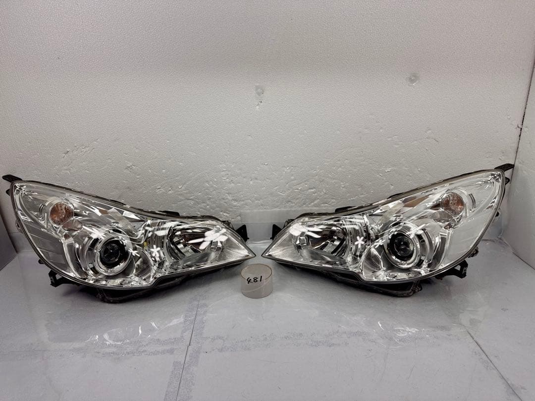 スバル レガシィ純正 後期 HID ヘッドライト 左右