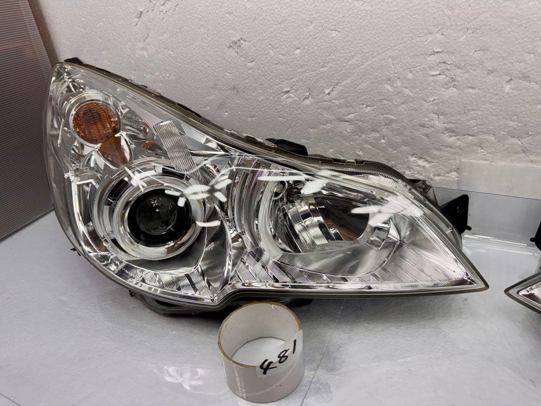 スバル レガシィ純正 後期 HID ヘッドライト 左右