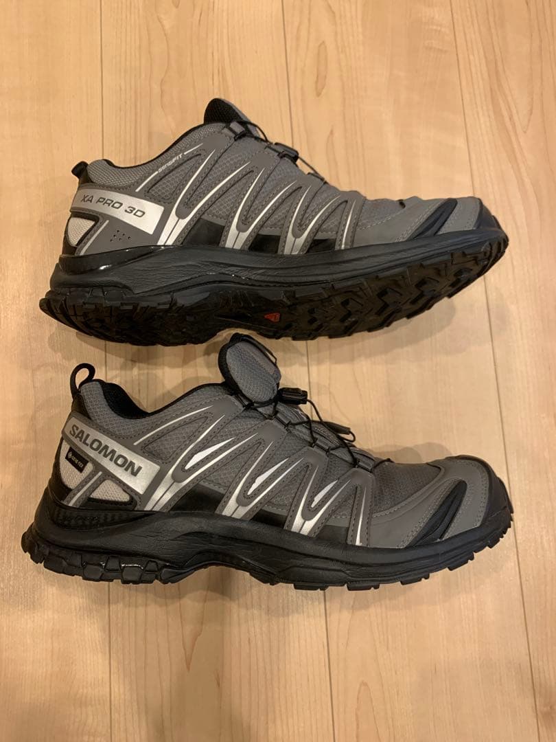 サロモン XA PRO 3D GTX グレー ブラック 28.5cm