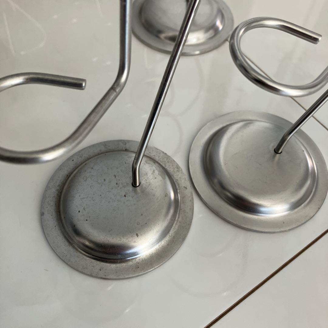 ステンレス製アイスクリームスタンド　16個(大・小)