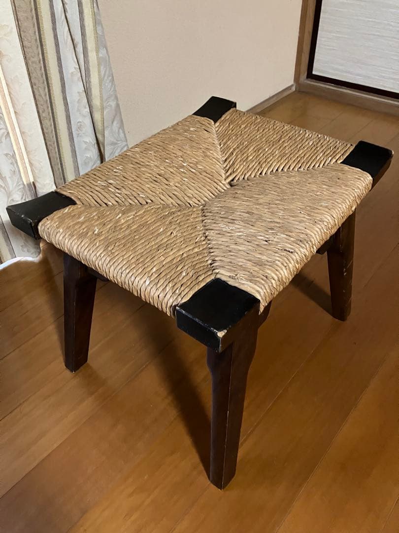 松本民芸家具　514型ラッシスツール