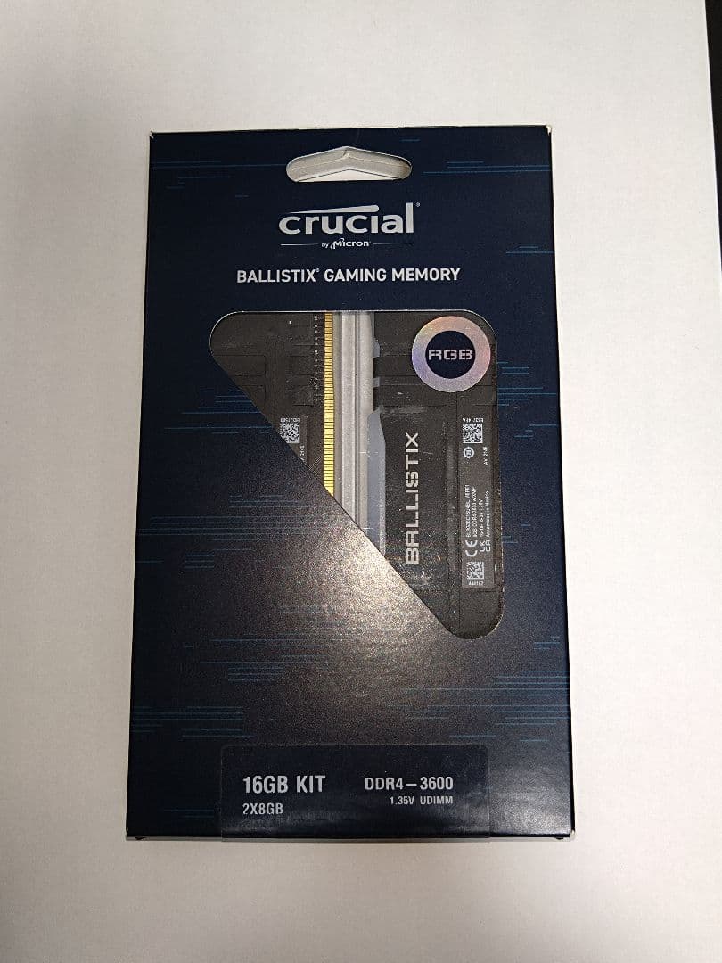 メモリー Crucial BALLISTIX GAMING MEMORY 2X8GB