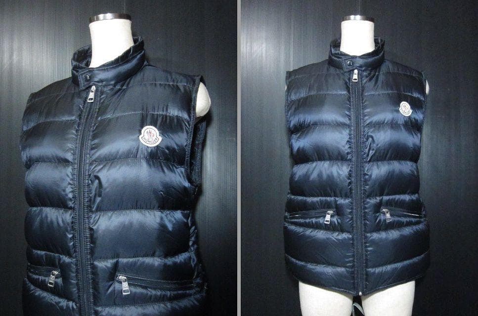 【正規品】MONCLER/モンクレール ジレ:超軽量ダウンベスト・専用ポーチ付