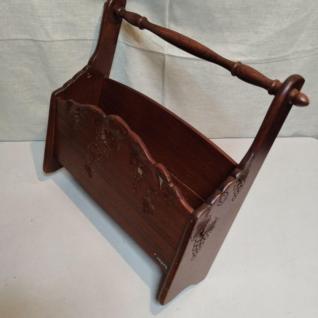 昭和の家具　葡萄(ぶどう)　　　　　　　　マガジンラック　吉川家具