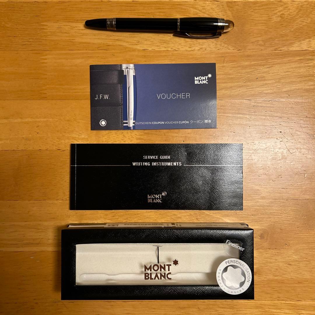 筆記具 MONTBLANC STARWALKER BLACK FINELINER