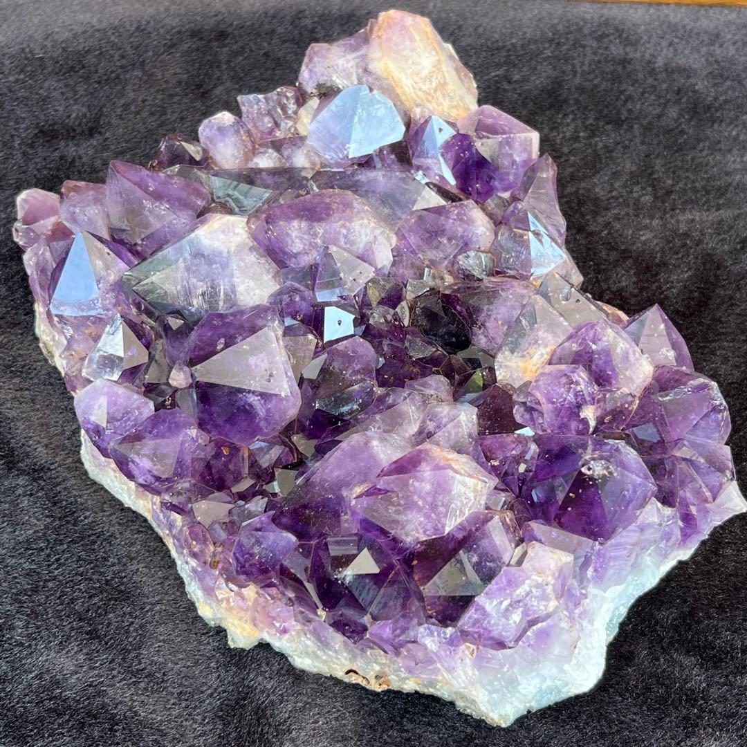 ☆特大サイズ美紫結晶☆最強浄化や魔除にも☆アメジストクラスター 天然石 原石