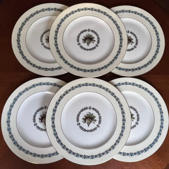 【黒壺美品】ウェッジウッド★アップルドア★ディナー皿　3枚