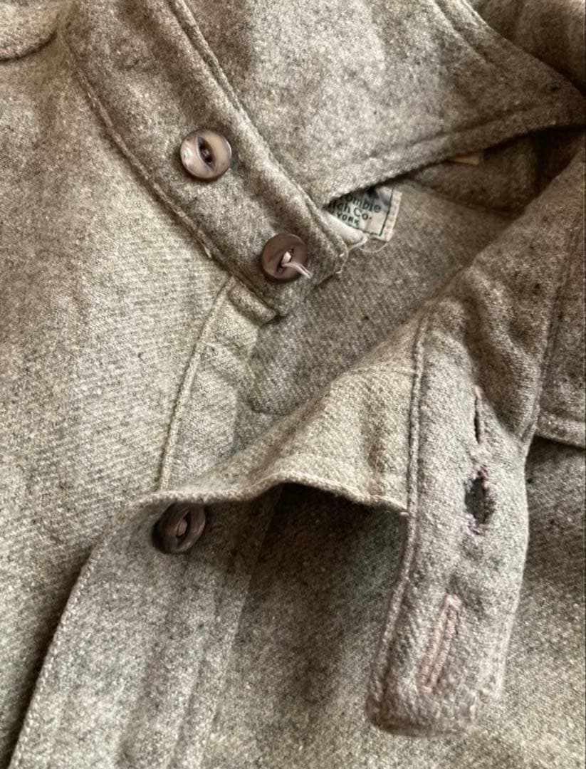 Abercrombie & Fitch ウールワークシャツ 30s チンスト