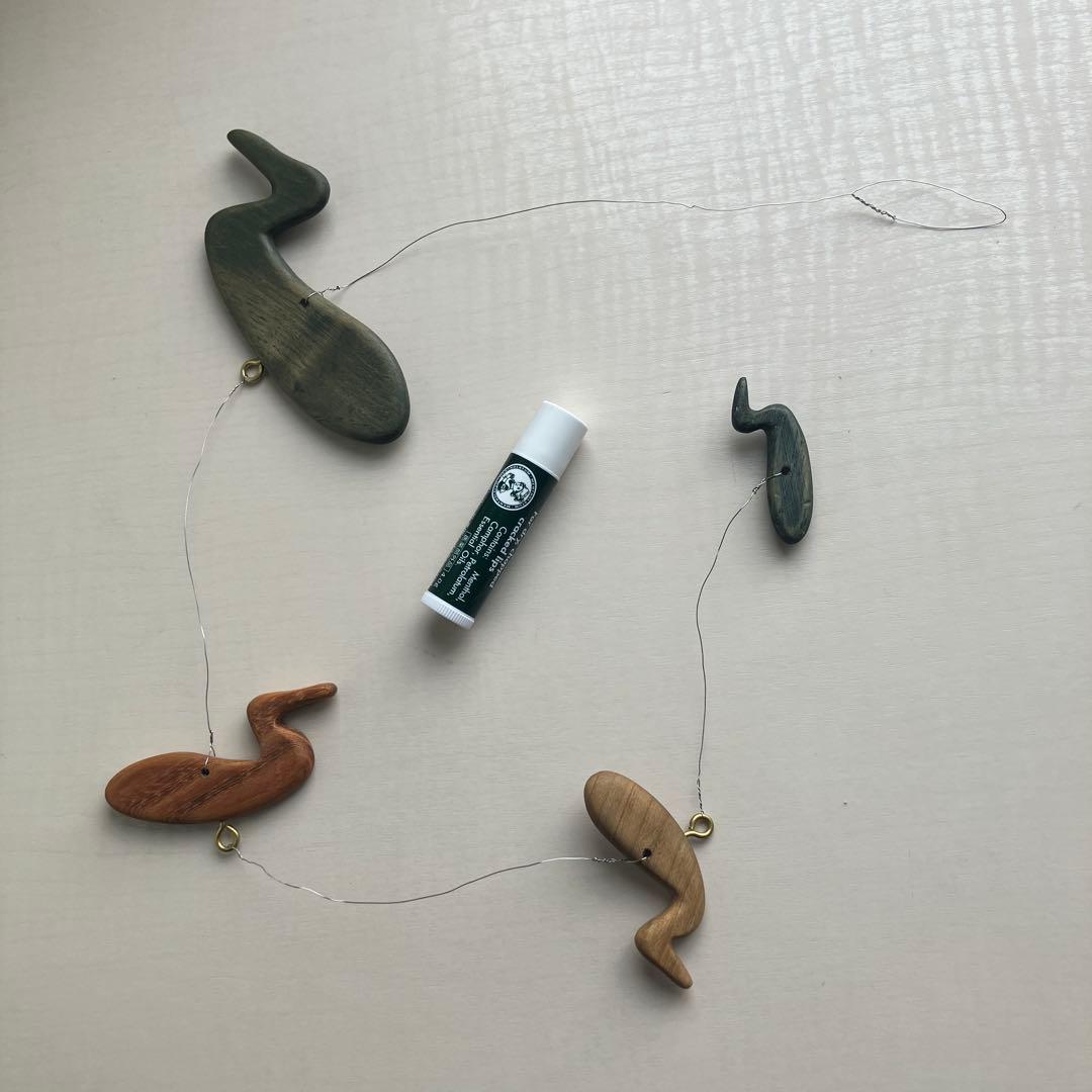 モビール CALM WARBLE DECOYS Wooden Mobile