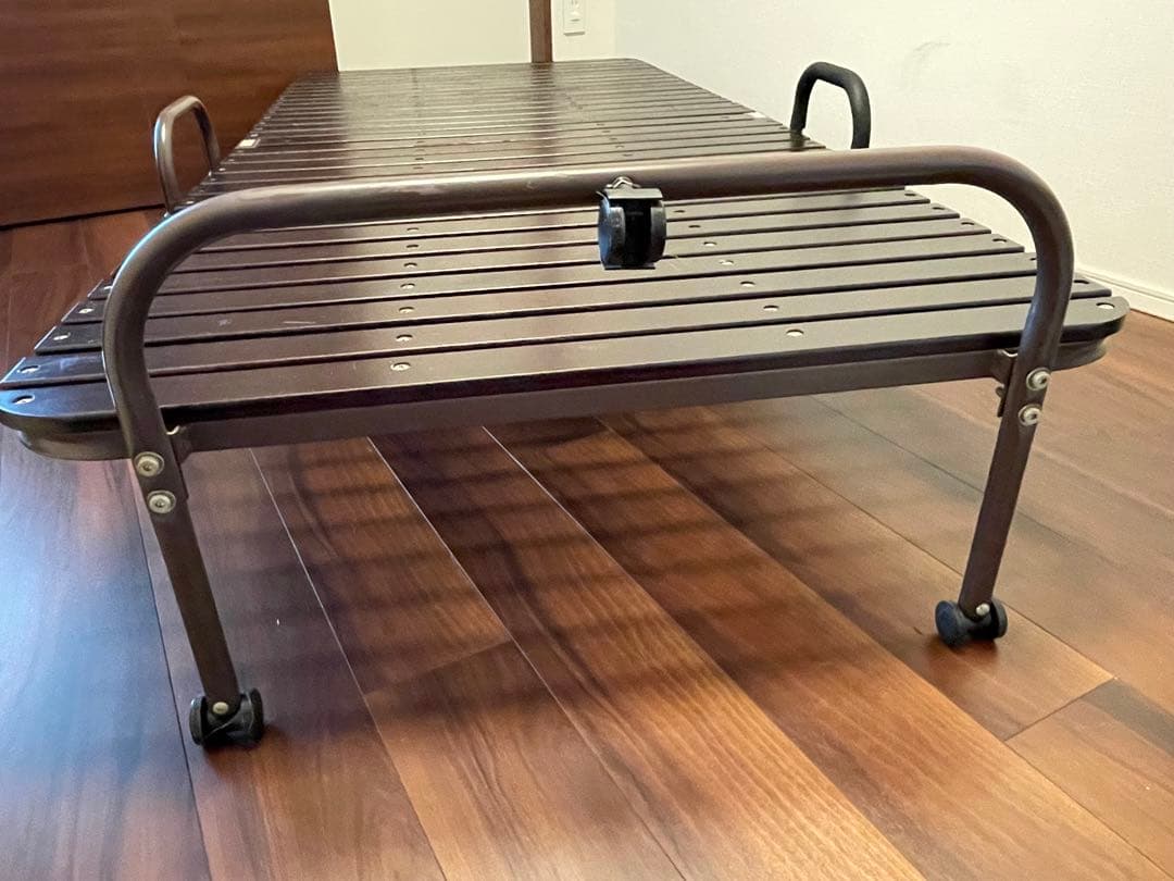 【送料込】折りたたみ桐スノコベッド BD30-77