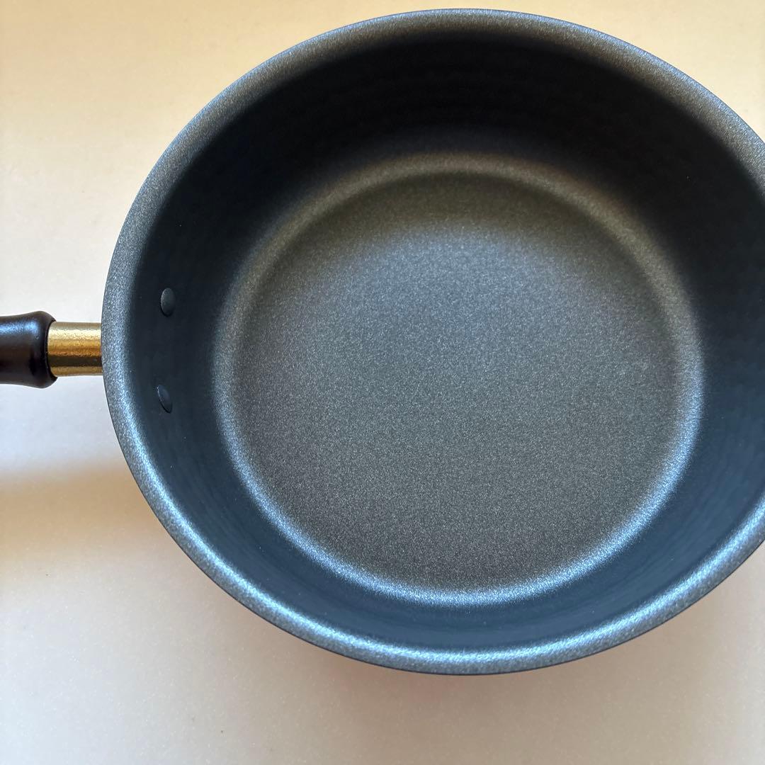 新光金属　フッ素加工　 銅製フライパン 新光堂 日本製 純銅 21㎝