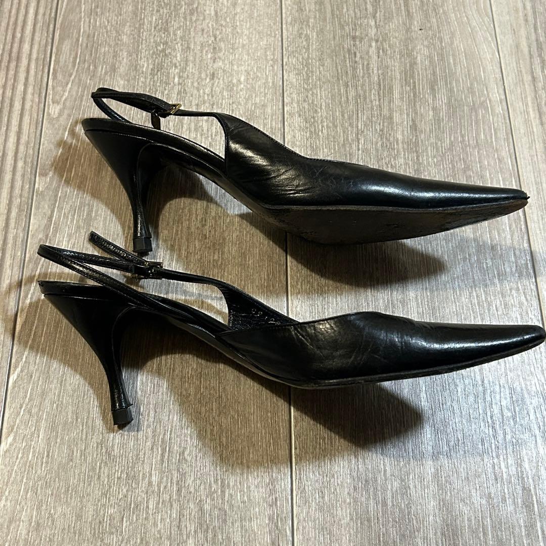 Gucci ブラック ハイヒールパンプス