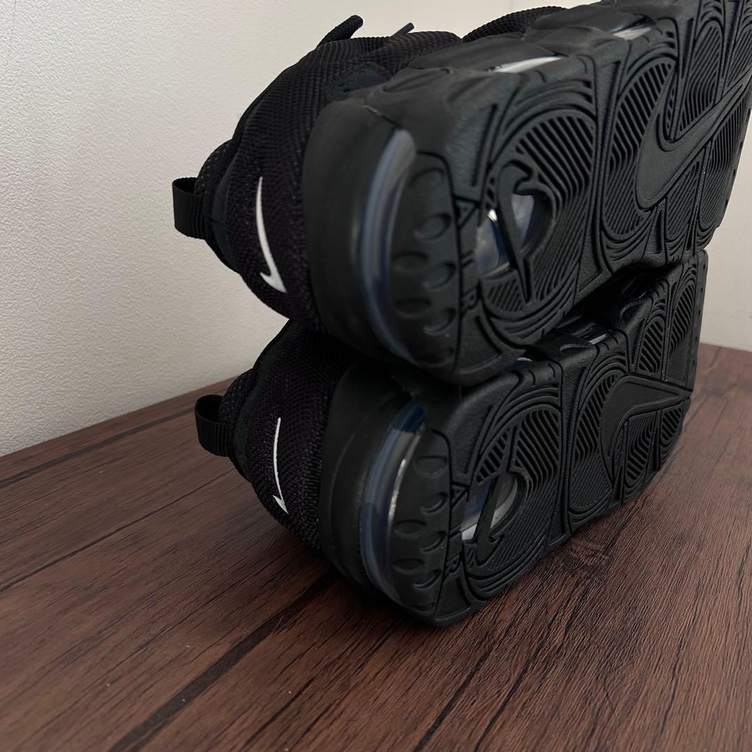 NIKE AIR MORE UPTEMPO LOW トリプルブラック　27cm