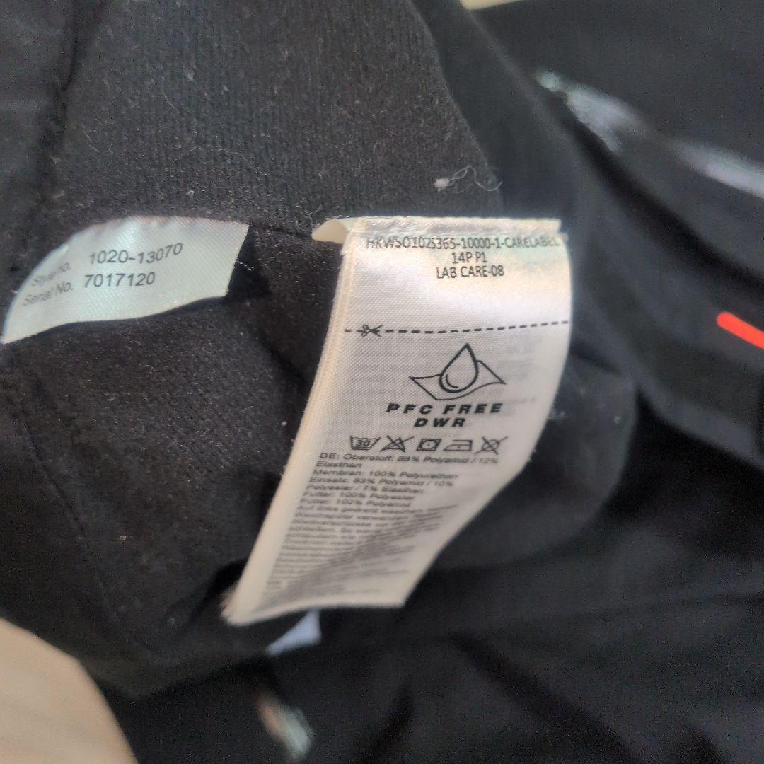 美品　MAMMUT　スノーパンツ 黒 マンモスロゴ メンズLサイズ