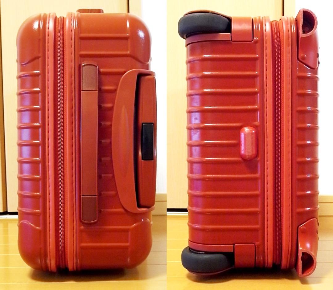 ◇美品 リモワ サルサ33L【機内持込可】人気色レッド◇メンテ・クリーニング済