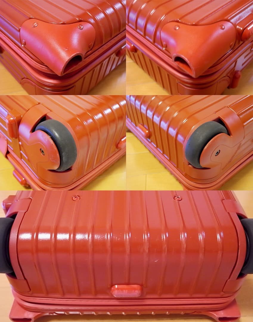 ◇美品 リモワ サルサ33L【機内持込可】人気色レッド◇メンテ・クリーニング済