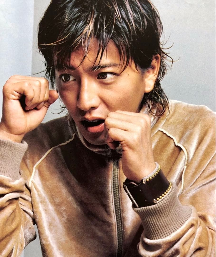 私物　キムタク着　ウルフズヘッド　50mm ブレス