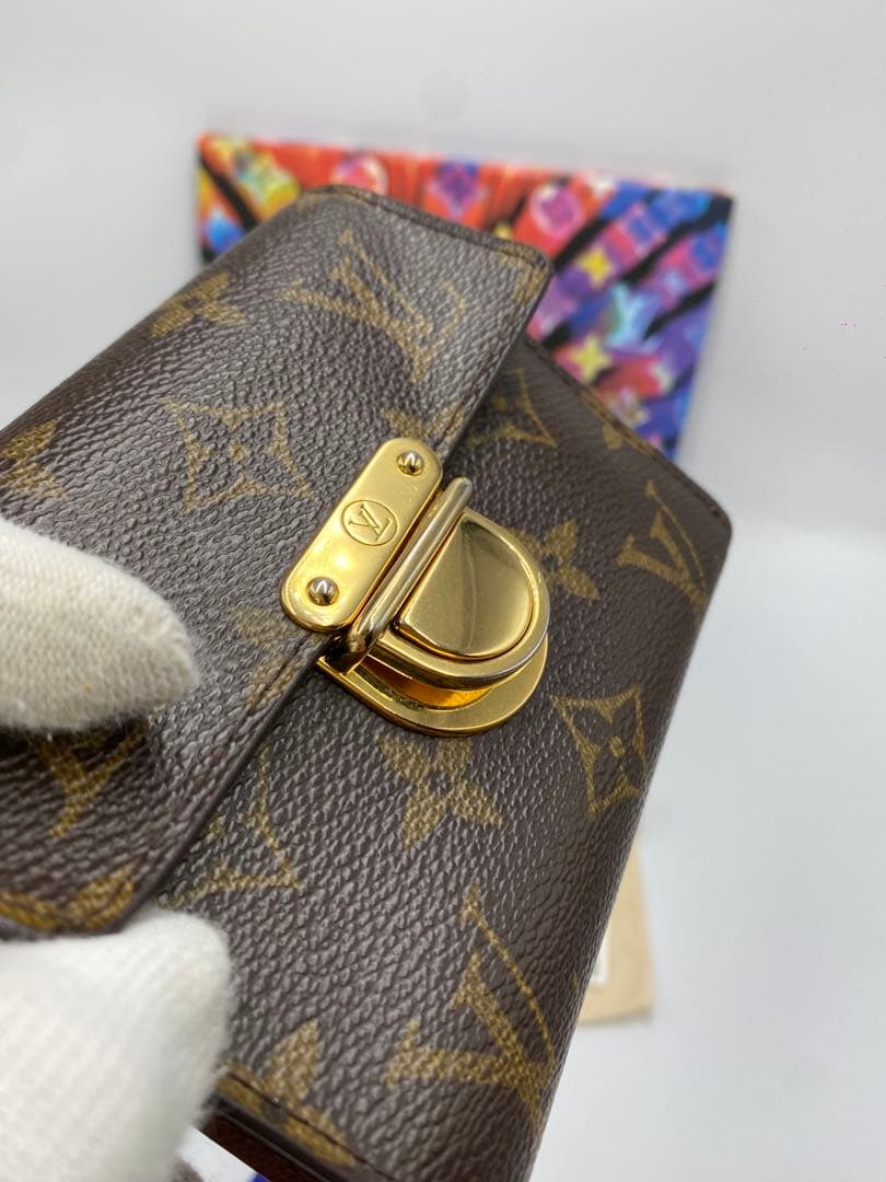 【極美品】ルイヴィトン モノグラム ポルトフォイユ ジョイ 折り財布 ブラウン