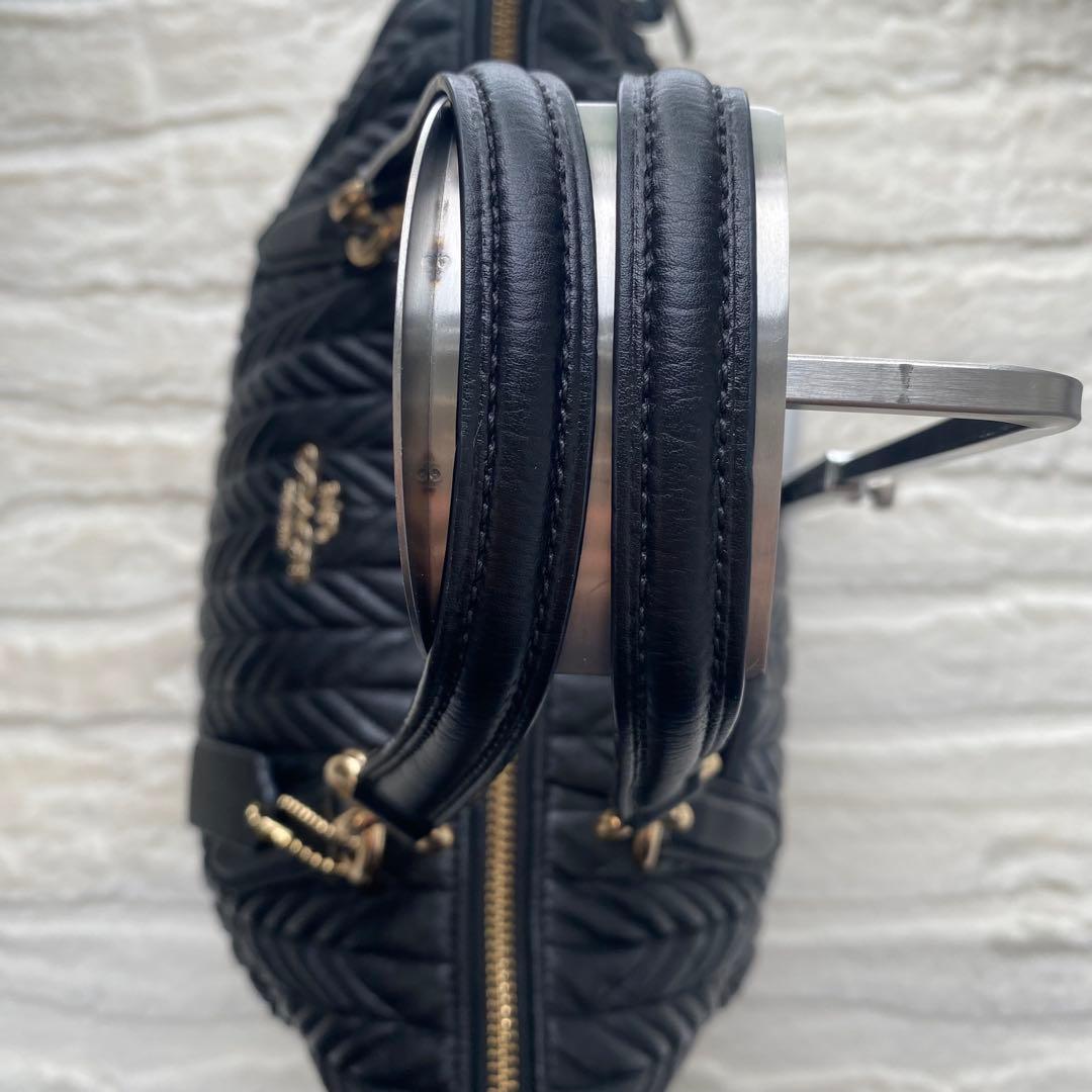 【良品】 COACH コーチ 2WAY レザー トートバッグ ゴールド金具