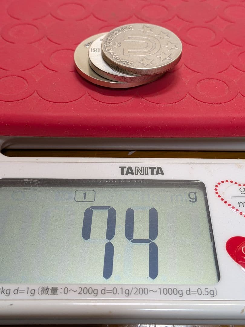 シルバー925　メダル4枚　74g