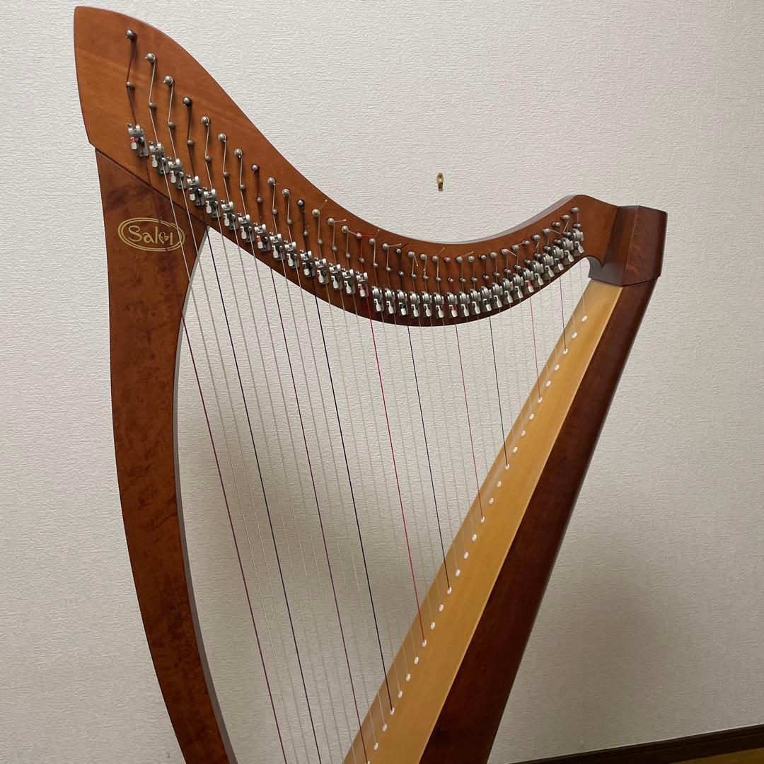 サキアイリッシュハープサルビ34弦 イタリア製