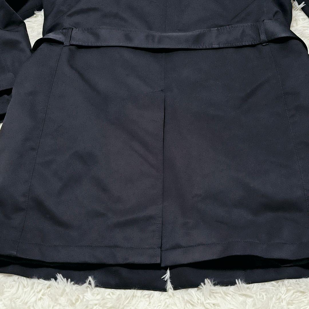 【極美品】TAKEO KIKUCHI ライナー付ステンカラーコート ネイビー L