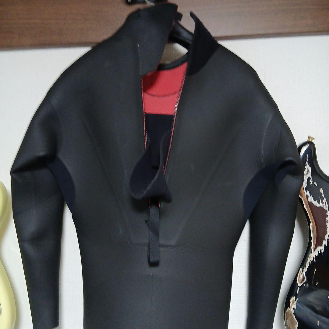 ブラック フルスーツ ウェットスーツ5×3ミリXL