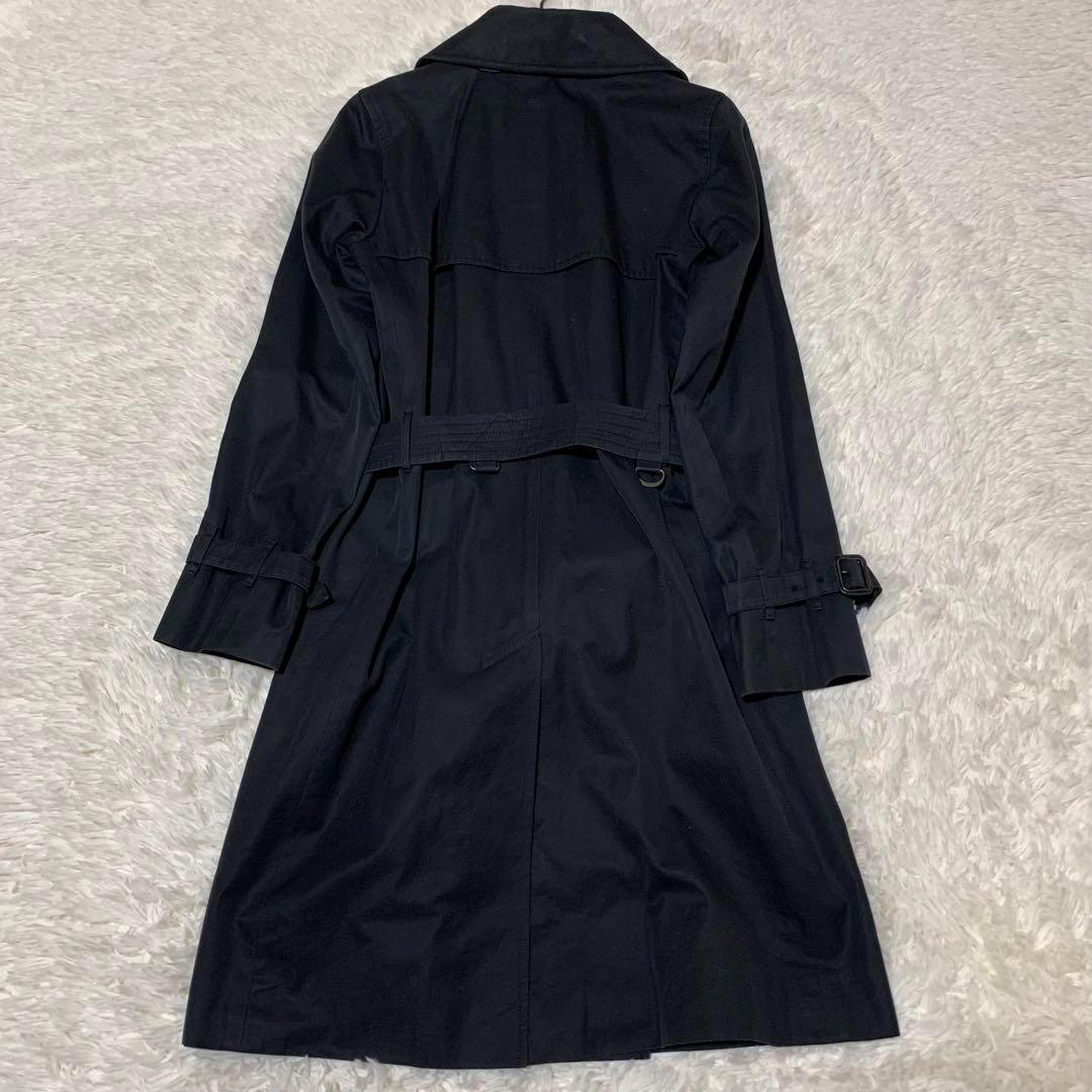 美品　バーバリーロンドン　トレンチコート　ノバチェック　ベルト付き　黒