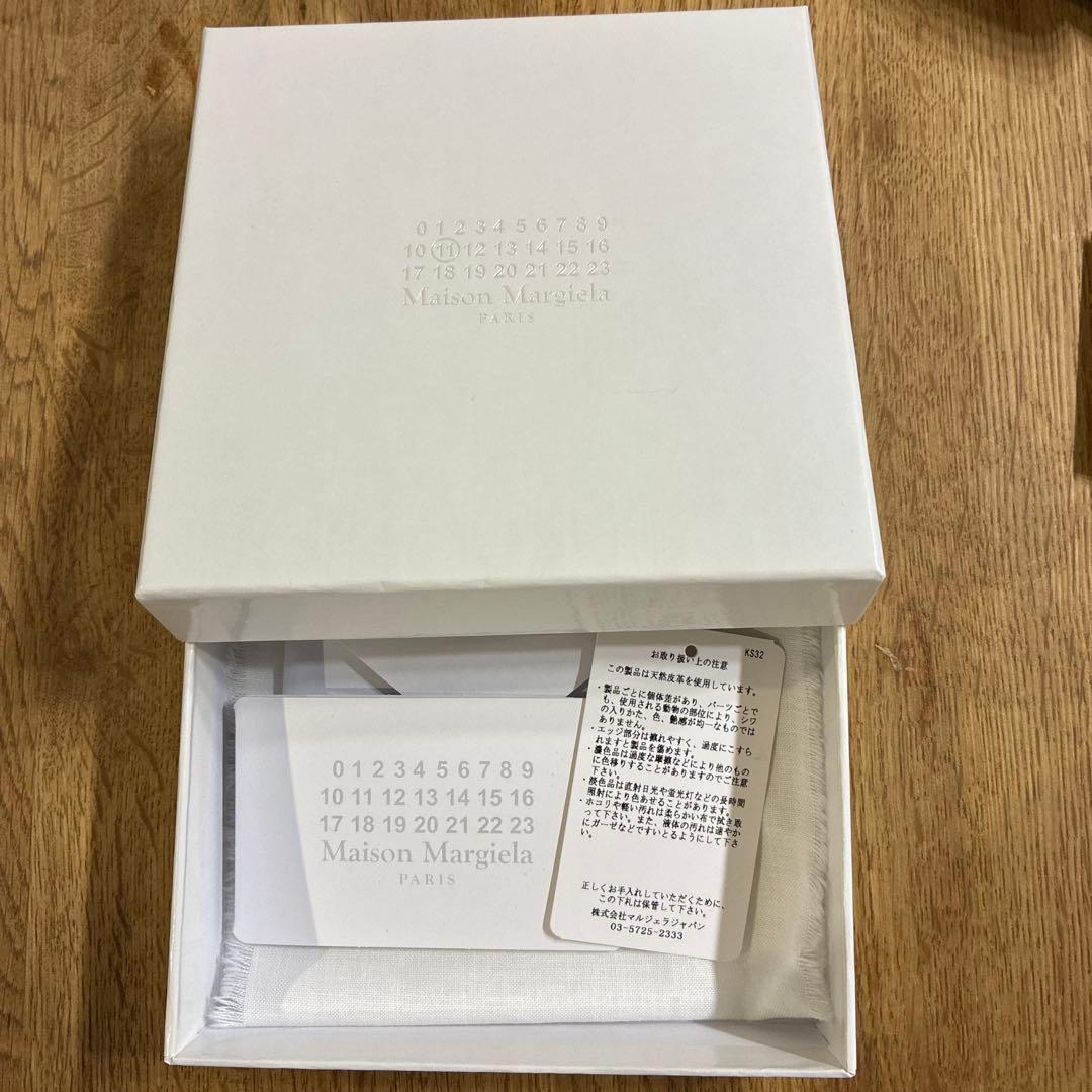 Maison Margiela ブラックレザー折り財布