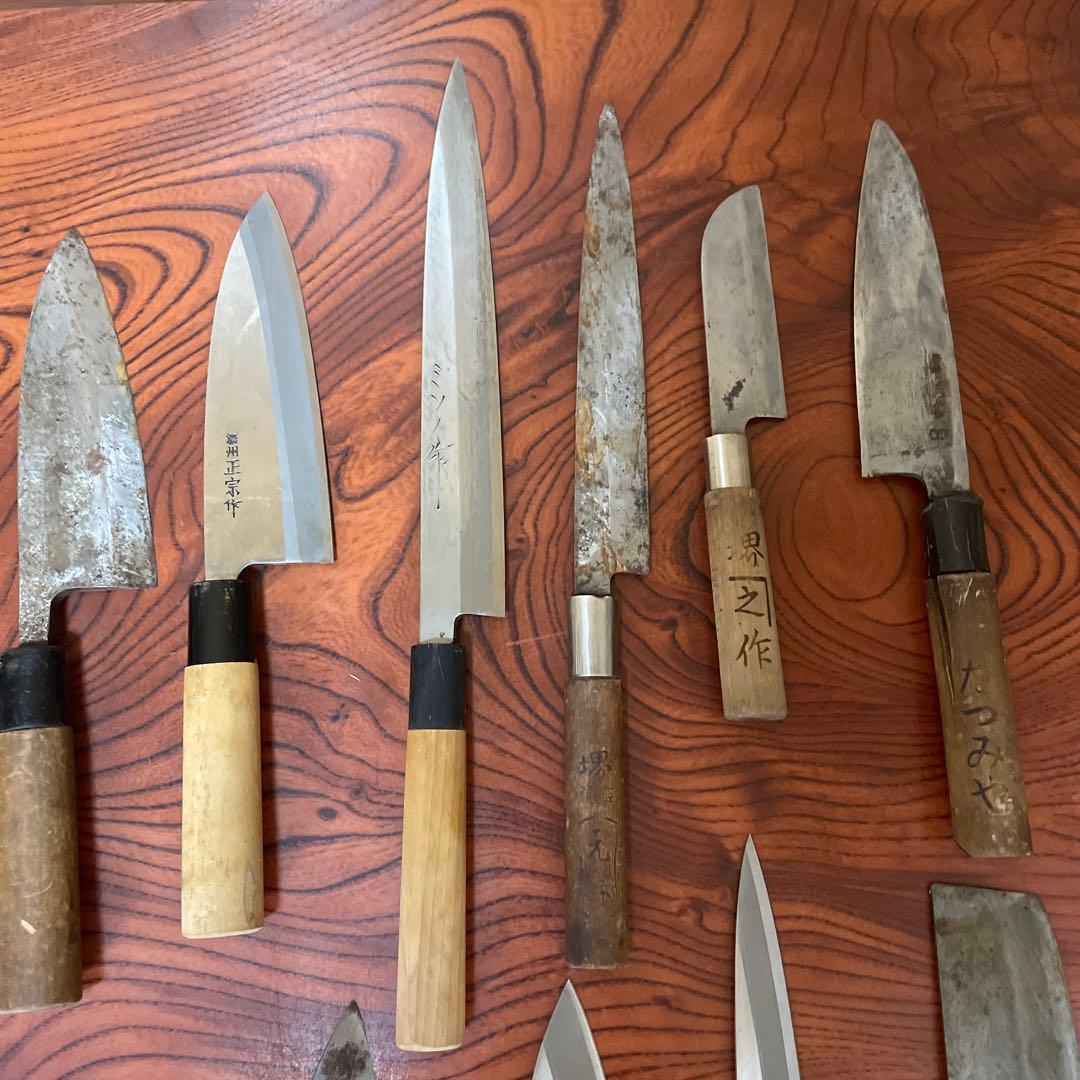 堺神徳　源武昭包丁　21個　まとめ売り　ジャンク