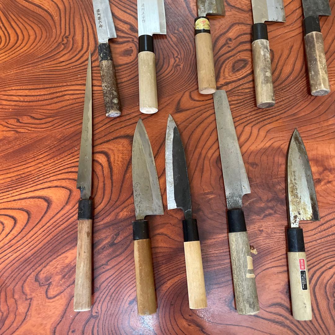 堺神徳　源武昭包丁　21個　まとめ売り　ジャンク