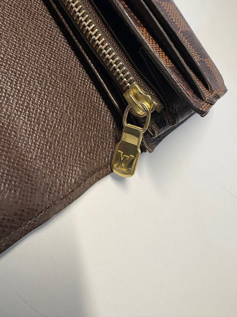 LOUIS VUITTON ダミエ・長財布　値下げ交渉あり　訳あり