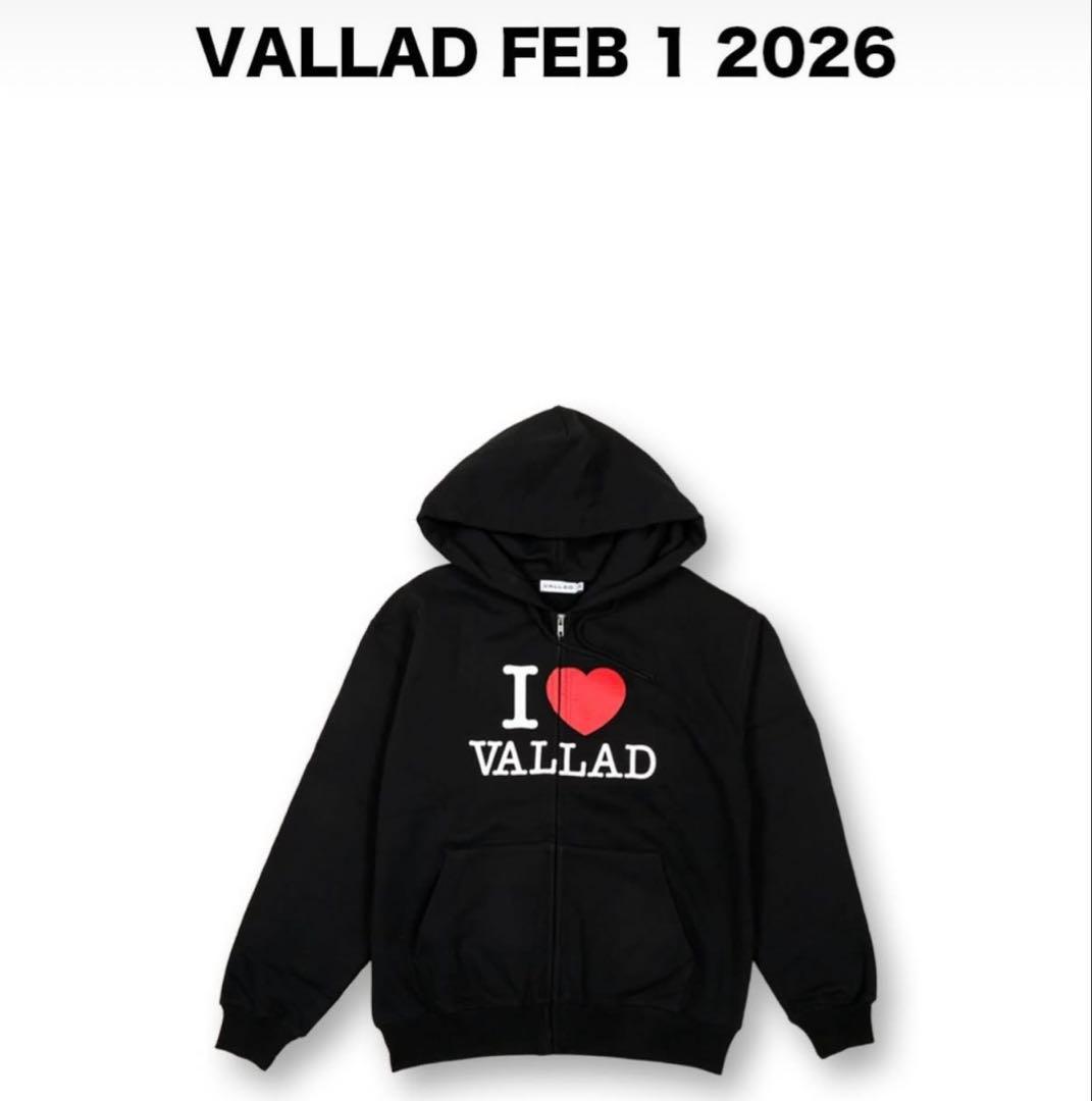 トップス I LOVE VALLAD HOODIE M