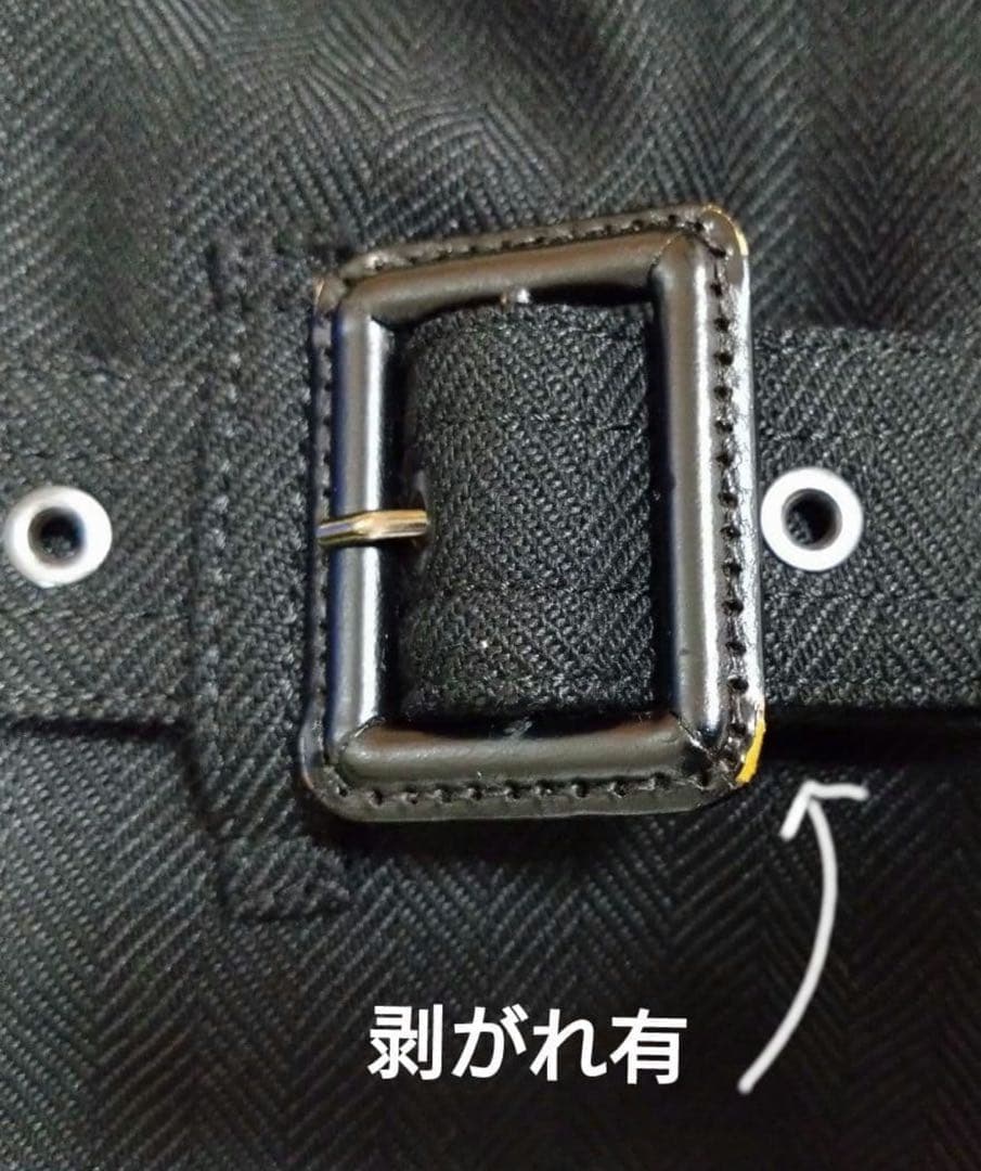 【美品】BURBERRY BLACKLABEL ウール混トレンチコート M