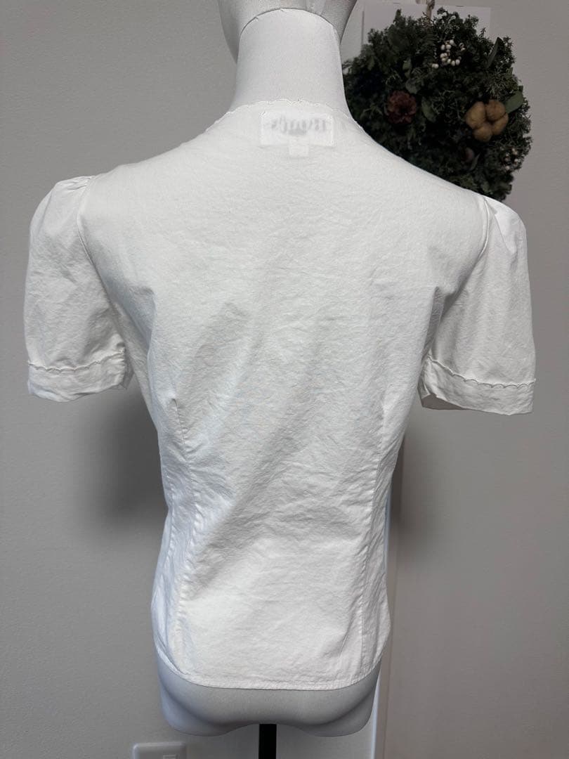 rouje paris トップス　ブラウス　シャツ　サイズ34 S相当　刺繍