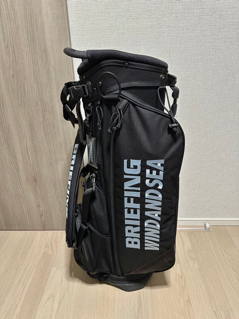 《早い者勝ち》BRIEFING&WIND AND SEAゴルフバッグ／サックス