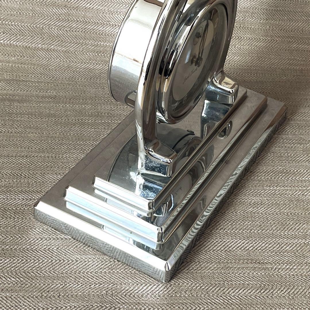 Lux ヴィンテージ 時計置物 1930年代 クローム ラックス グッドラック