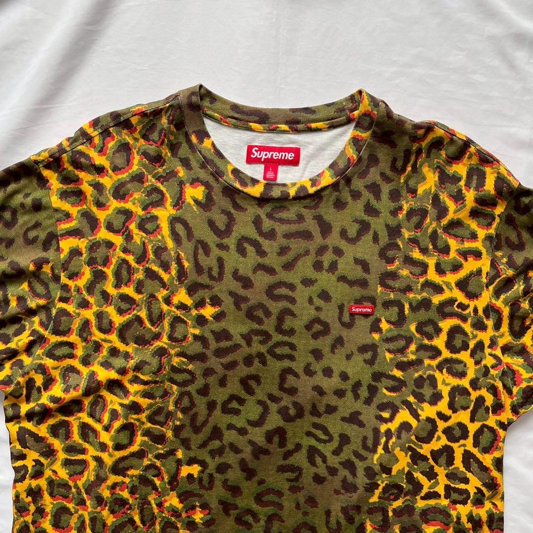 Supreme Small Box L/S Tee Cheetah ロンT L