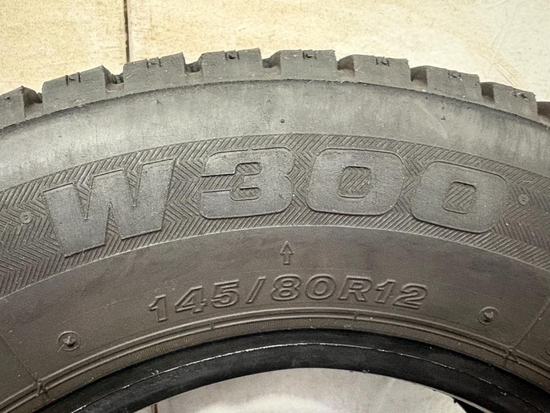 2024年製 ブリヂストン W300 145/80R12 80/78 LT 4本