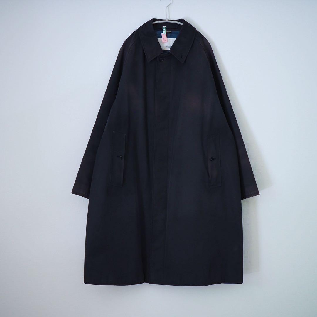 L ナナミカ 2L Cotton GORE-TEX Balmacaan Coat