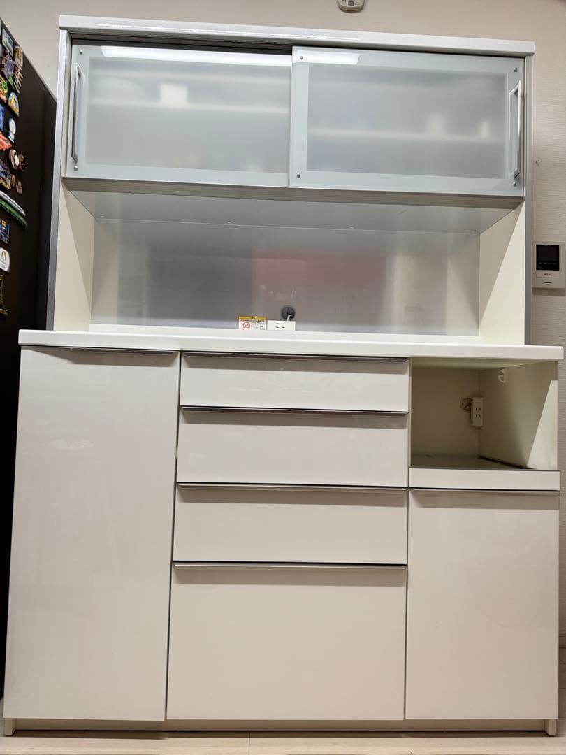 パモウナPAMOUNA食器棚140サイズ IDC大塚家具購入